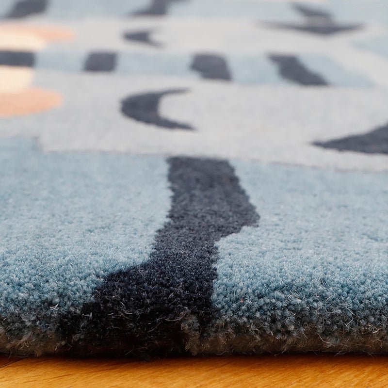 Alfombra Algodón Lavable Blue Tigger - Nanetes